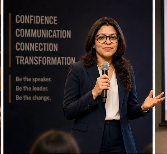 Sonali, public speaking and confidence coach